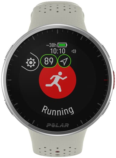 Polar Pacer Pro urheilukello S/L (valkoinen/punainen)