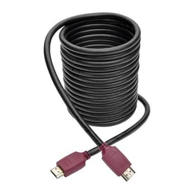 Tripp Lite HDMI-kaapeli Ethernetillä P569-015-CERT Burgundy, HDMI-HDMI, 4,57 m