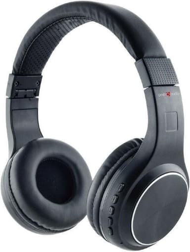 Gembird Bluetooth-stereokuulokkeet "Warszawa" BHP-WAW -panta/korvakuuloke, Bluetooth, musta, langaton