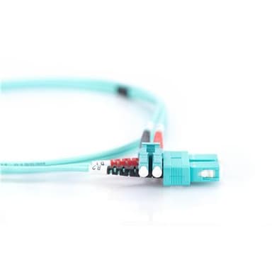 Digitus FO Patch Cord, Duplex, LC - SC MM OM3 50/125 µ, 1 m