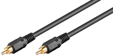 Goobay Koaksiaalinen digitaali-/ääniliitäntäkaapeli  RCA S/PDIF  kaksoissuojattu