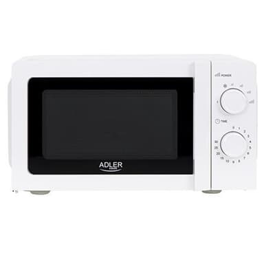 Adler mikroaaltouuni AD 6205 Vapaasti seisova, 700 W, valkoinen, 5, sulatus, 20 l
