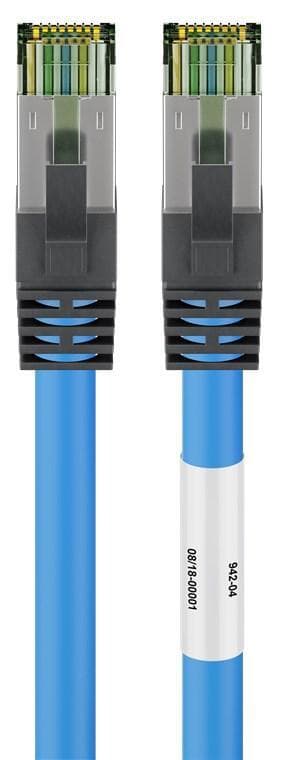 Goobay RJ45 (CAT 6A, 500 MHz) patch-kaapeli CAT 8.1 S / FTP raakakaapelilla, 14353