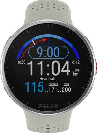 Polar Pacer Pro urheilukello S/L (valkoinen/punainen)