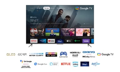 TCL 50'' QLED760 4K LED älytelevisio (2022)