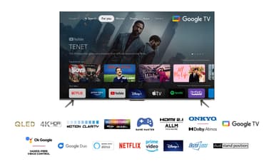 TCL 55'' QLED760 4K LED älytelevisio (2022)