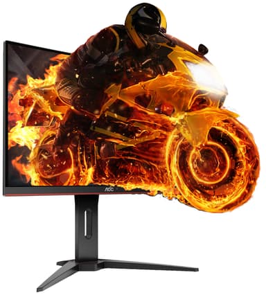 AOC C24G1 24" kaareva pelinäyttö (musta)