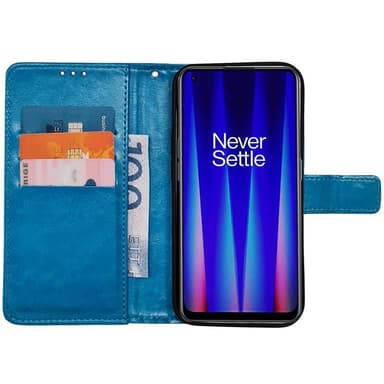 Lompakkokotelo 3-kortti OnePlus Nord CE 2 5G - Vaaleansininen