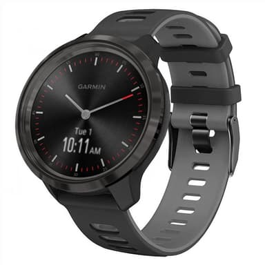 Twin Sport Rannekoru Garmin Vivomove 3 - Musta/harmaa