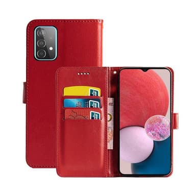 Lompakkokotelo 3-kortti Samsung Galaxy A13 4G - Punainen