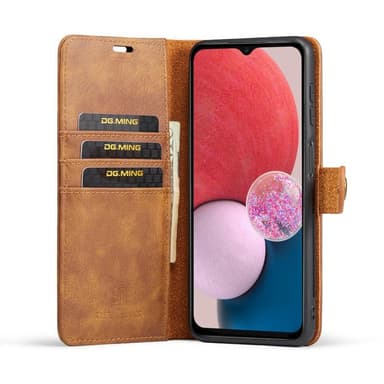 Lompakkokotelo DG-Ming 2i1 Samsung Galaxy A13 4G - Ruskea