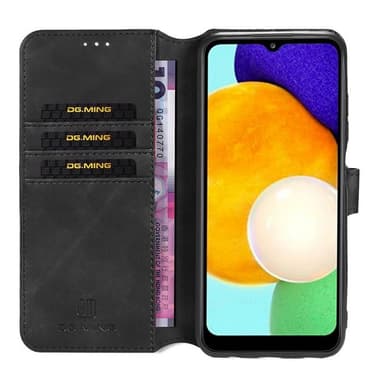 DG-Ming Lompakkokotelo 3-kortti Samsung Galaxy A03s - Musta