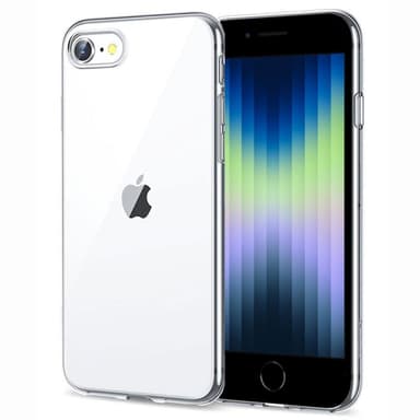 Silikonikotelo läpinäkyvä Apple iPhone SE 2022