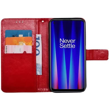 Lompakkokotelo 3-kortti OnePlus Nord CE 2 5G - Punainen