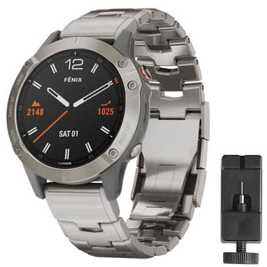 Rannekoru titaani Garmin Fenix 7 - Hopea