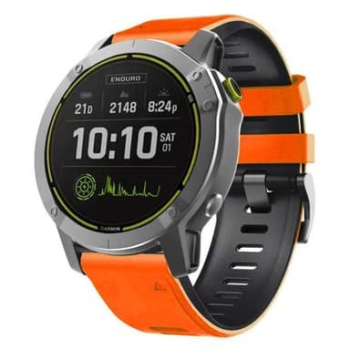 Twin Sport Rannekoru Garmin Fenix 7 - Oranssi/musta