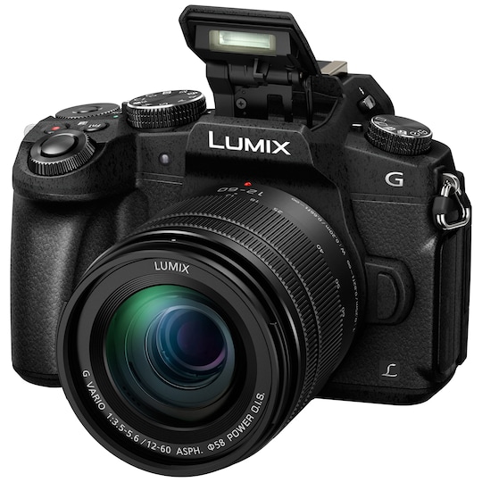 Panasonic Lumix DMC-G80M digitaalikamera + Lumix G Vario 12-60 mm obj.
