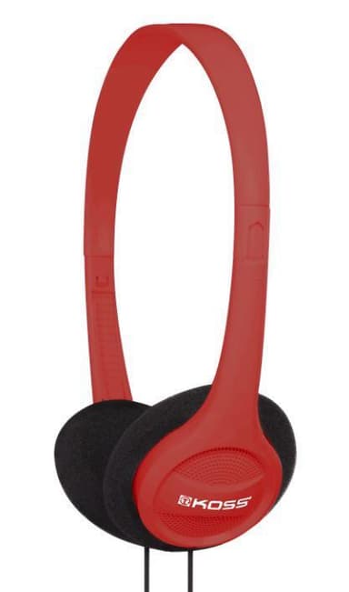 Koss-kuulokkeet KPH7r-pääpanta/korvakuulokkeet, 3,5 mm (1/8 tuumaa), punainen,