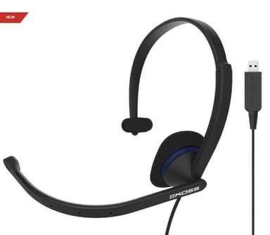 Koss-kuulokkeet CS195 USB-pääpanta/korvakuuloke, USB, mikrofoni, musta,
