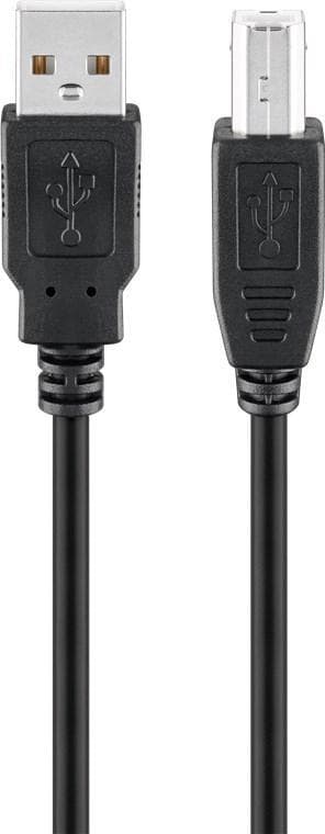 Goobay USB 2.0 Hi-Speed -kaapeli, musta