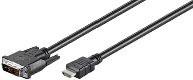 Goobay DVI-D/HDMI™-kaapeli, niklattu