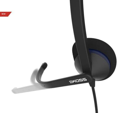 Koss-kuulokkeet CS195 USB-pääpanta/korvakuuloke, USB, mikrofoni, musta,