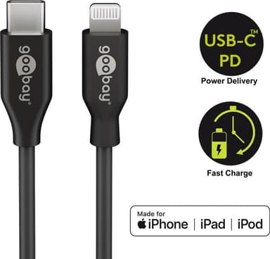 Lightning - USB-Câ„¢ USB-lataus- ja synkronointikaapeli