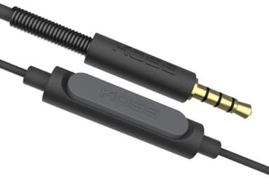Koss-kuulokkeet KPH30iK-pääpanta/korvakuulokkeet, 3,5 mm (1/8 tuumaa), mikrofoni, musta,