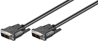 Goobay DVI-D Full HD -kaapeli Single Link, niklattu