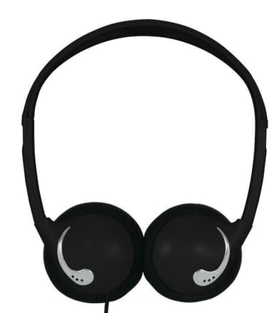 Koss-kuulokkeet KPH25k-pääpanta/korvakuulokkeet, 3,5 mm (1/8 tuumaa), musta,