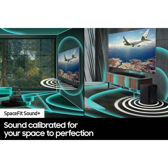Samsung Q995B soundbar bassokaiuttimella