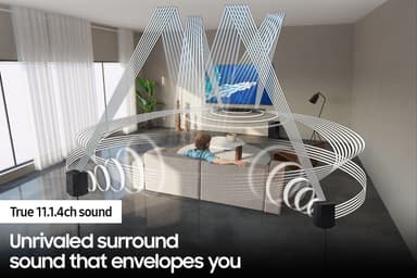 Samsung Q995B soundbar bassokaiuttimella