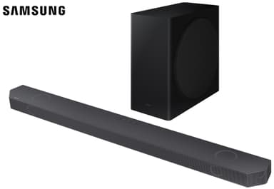 Samsung Q810B soundbar bassokaiuttimella
