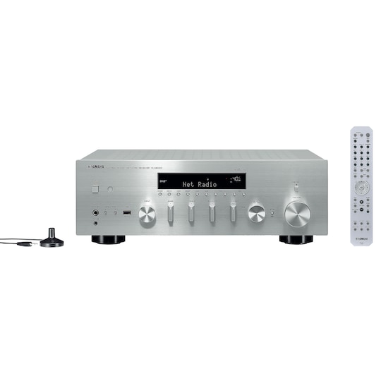 Yamaha 2.1 stereovahvistin R-N803D (hopea)