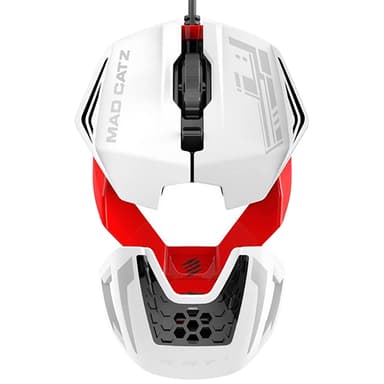 Mad Catz RAT 1 pelihiiri (punavalkoinen)