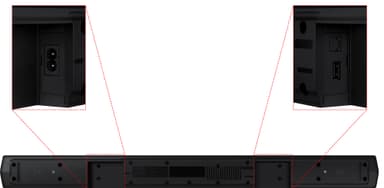 Samsung B460 soundbar bassokaiuttimella