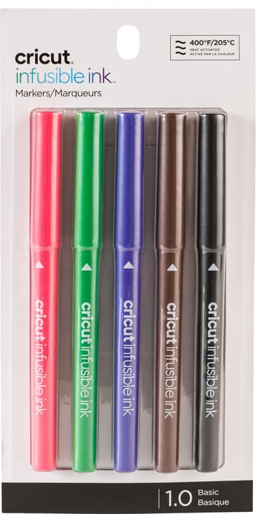 Cricut Basic Infusible Fine Point mustekynä 1,0 (5 kpl)