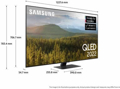 Samsung 55" Q80B 4K QLED älytelevisio (2022)