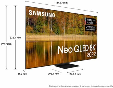 Samsung 65" QN800B 8K Neo QLED älytelevisio (2022)