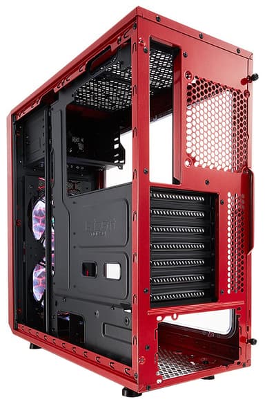 Fractal Design Focus G ATX PC-kotelo (punainen/ikkuna)