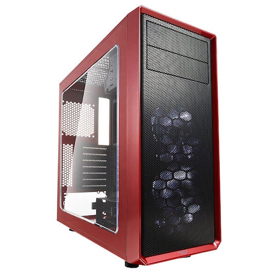 Fractal Design Focus G ATX PC-kotelo (punainen/ikkuna)