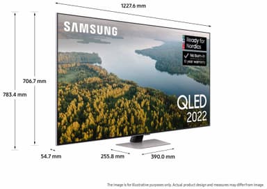 Samsung 55" Q83B 4K QLED älytelevisio (2022)