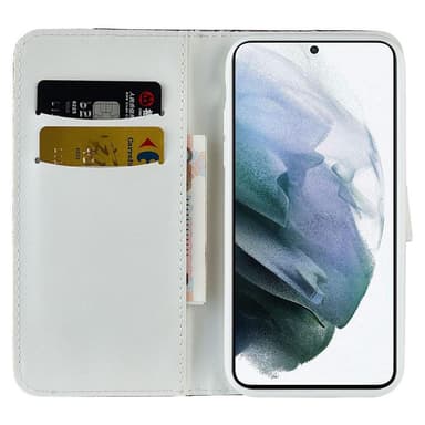 SKALO Samsung S22 Croco Kimaltava lompakkokotelo - Vihreä