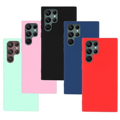 SKALO Samsung S22 Ultra Ultraohut TPU-kuori - Pinkki