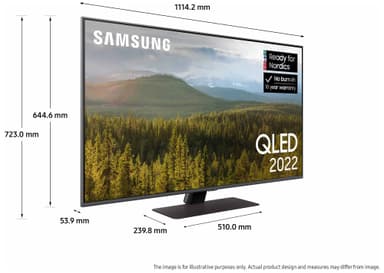 Samsung 50" Q80B 4K QLED älytelevisio (2022)