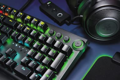Razer BlackWidow Elite pelinäppäimistö (Green)