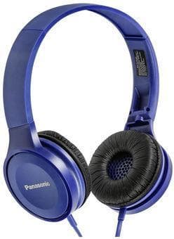 Panasonicin yläpuoliset stereokuulokkeet RP-HF100ME-A Korvan päällä, mikrofoni, sininen