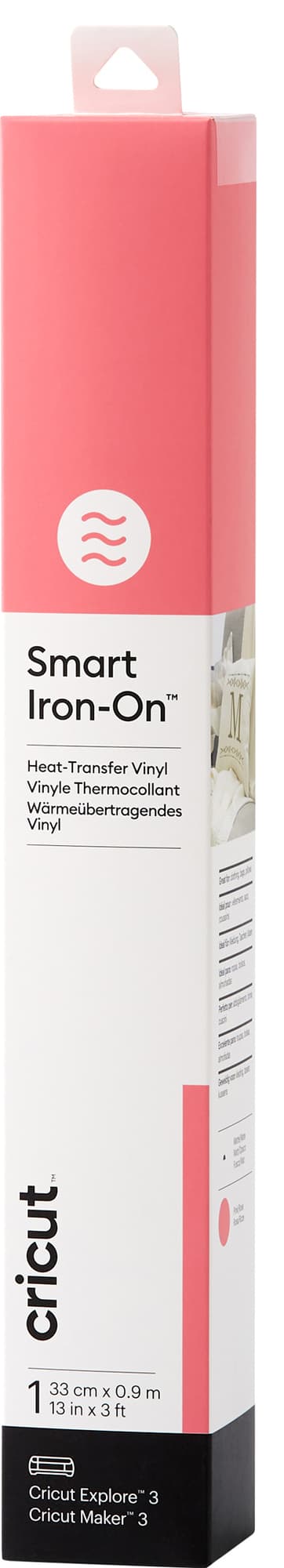 Cricut Smart Iron-On arkki 33x91 (vaaleanpunainen)