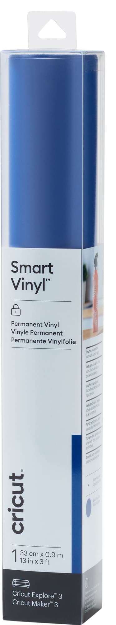 Cricut Smart Vinyl Permanent arkki 33 x 91 cm (sininen)