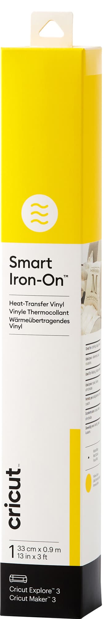 Cricut Smart Iron-On arkki 33x91 (keltainen)